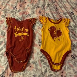 NWOT USC Trojans Onesies